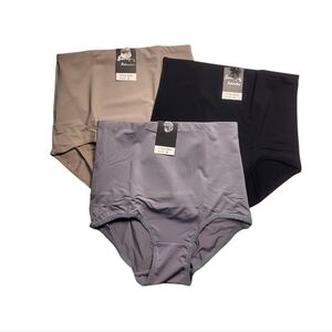 NEW Jennifer Intimates High Waist Tummy Control Panties Bundle - Size Medium